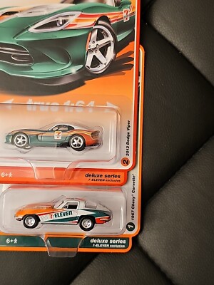 2023 Auto World x 7-Eleven Exclusive 2012 Dodge Viper & 1967 Chevy