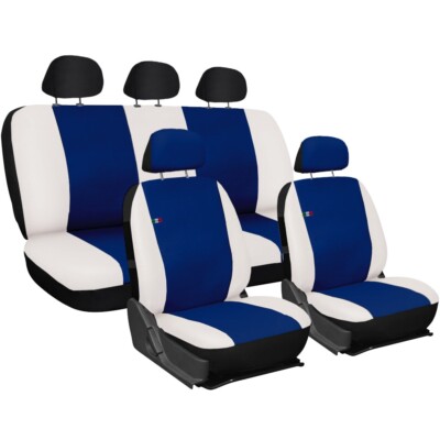 Coprisedile Auto Förch - Ecopelle Blu, Impermeabile, Per Officina O Uso