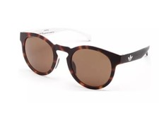 Adidas Originales Italia Independiente Redondo Unisex Gafas de Sol Habana Marrón Blanco