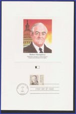 USA3 #2189 U/A FLEETWOOD PROOFCARD 3 FDC   Hubert H. Humphrey