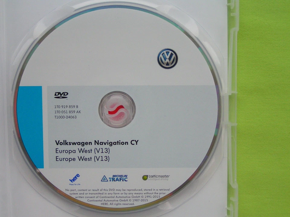 DVD NAVIGATION CY EUROPA 2016 V13 VW RNS 510 810 SKODA COLUMBUS SUPERB YETI SEAT - Bild 4 von 4