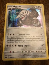 Pokémon TCG Aggron Crown Zenith 089/159 Holo Holo Rare NM