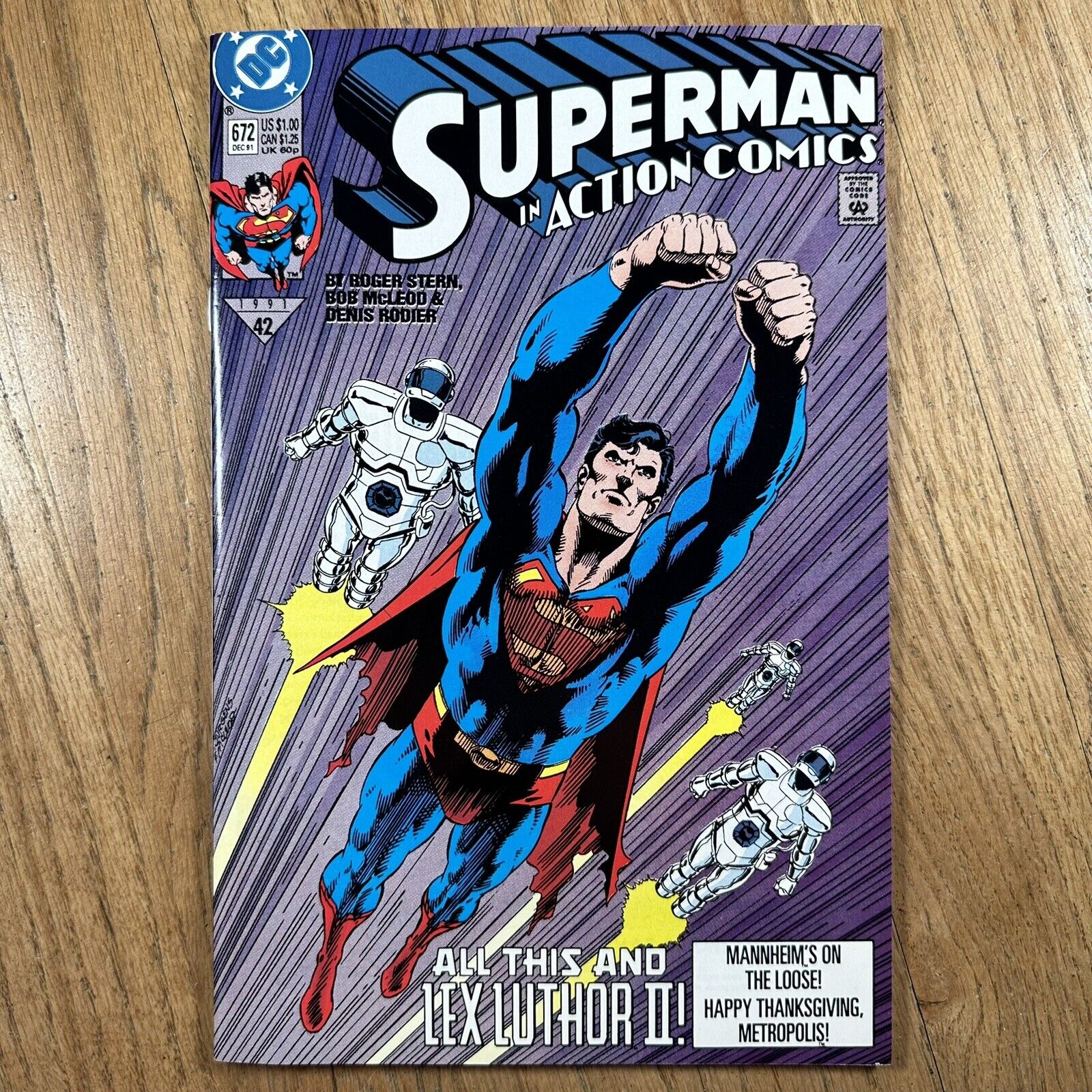 Superman In Action Comics 672 16 pg Sonic The Hedgehog comic insert DC 1991 VF