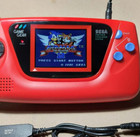 Sega Game Gear Console - Recapped, LCD Screen Mod, Cleaned, New Red Shell