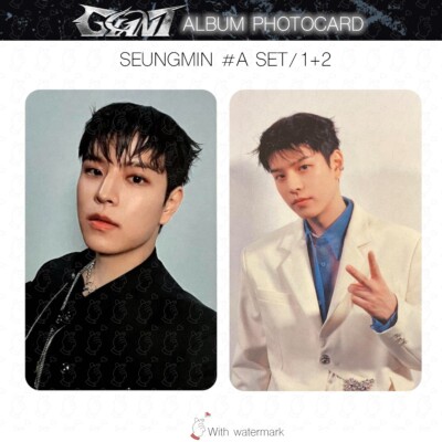 SEUNGMIN STRAY KIDS GIANT JAPAN ALBUM PHOTOCARD POB LUCKY DRAW
