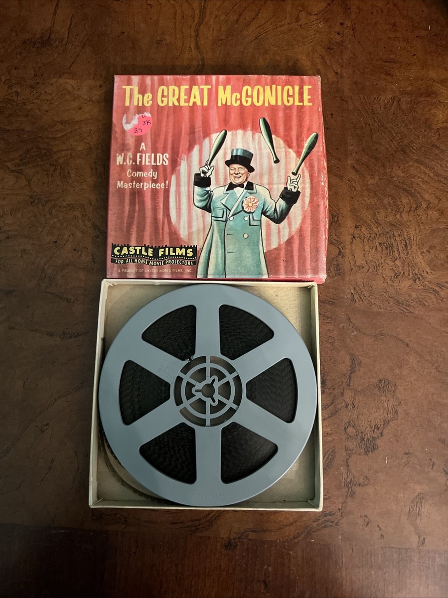 1960's W.C. Fields - Great McGonigle Movie on Super 8mm film in