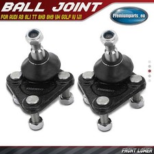2x Ball Joint Front Lower for Audi A3 8L1 TT 8N3 8N9 VW Golf IV 1J1 8N0407365B