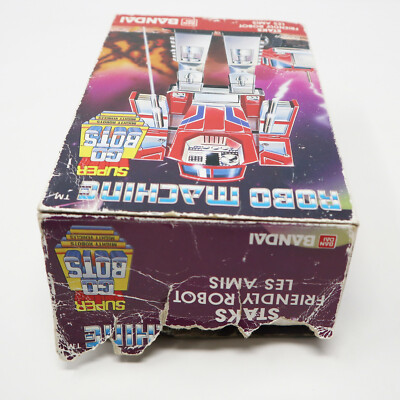 VINTAGE 1985 BANDAI SUPER GOBOTS (GO BOTS) STAKS FRIENDLY ROBOT
