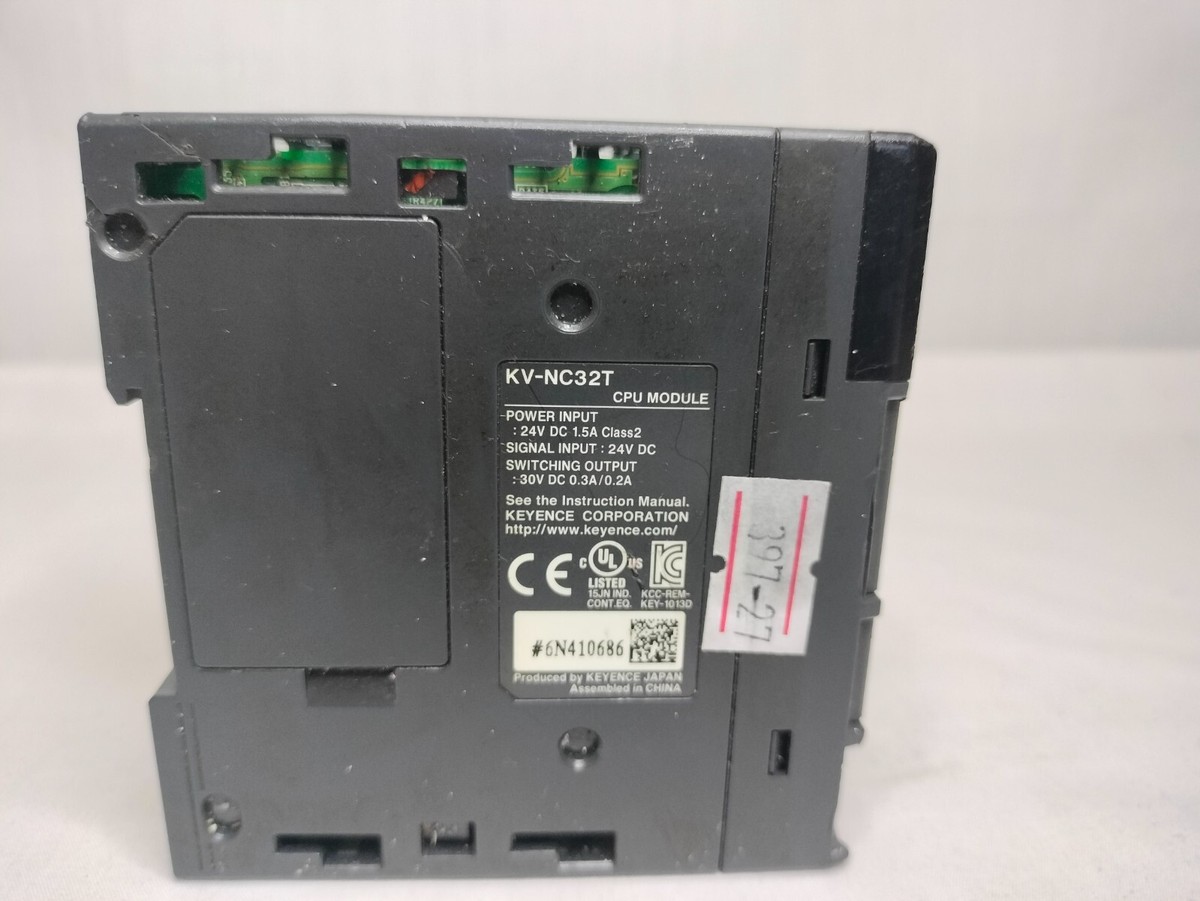 Keyence KV-NC32T KVNC32T CPU Unit Module Programmable Logic