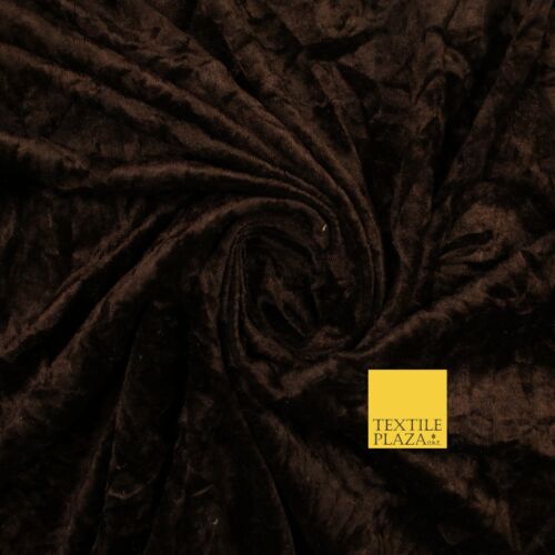 25 COLOURS - Crushed Velvet Stretch Fabric Material Backdrop Cushions Curtains - Picture 8 of 77