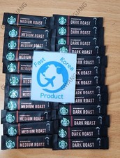 100 pcs Starbucks Instant Coffee Dark and Medium Roast Powder 1.1g Kpop A