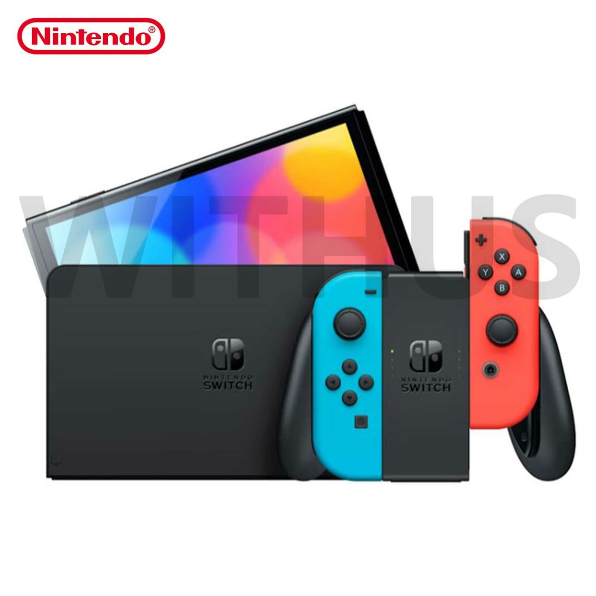 Switch ネオン 2024 Switch Console Neon Red & Blue - Mario Kart 8 Deluxe Bundle