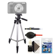 Tall Tripod  Cleaning Accessory Kit for Nikon Coolpix P520 SX610