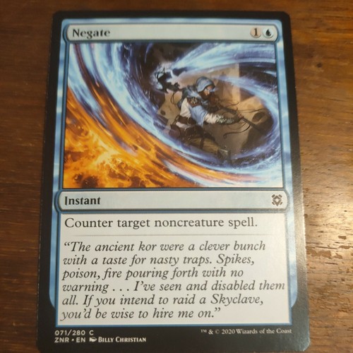 MTG Negate ZNR Zendikar Rising eBay