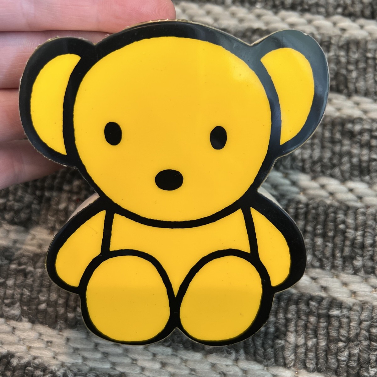 RARE VINTAGE PLAYCRAFT SQUEEZE N SQUEAK 1967 TEDDY BEAR RUBBER