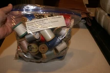 Lot of 61 Vintage Wood Thread Spools 1 3/8" to 2" Clarks, PARAMOUNT,AMERICAN THR