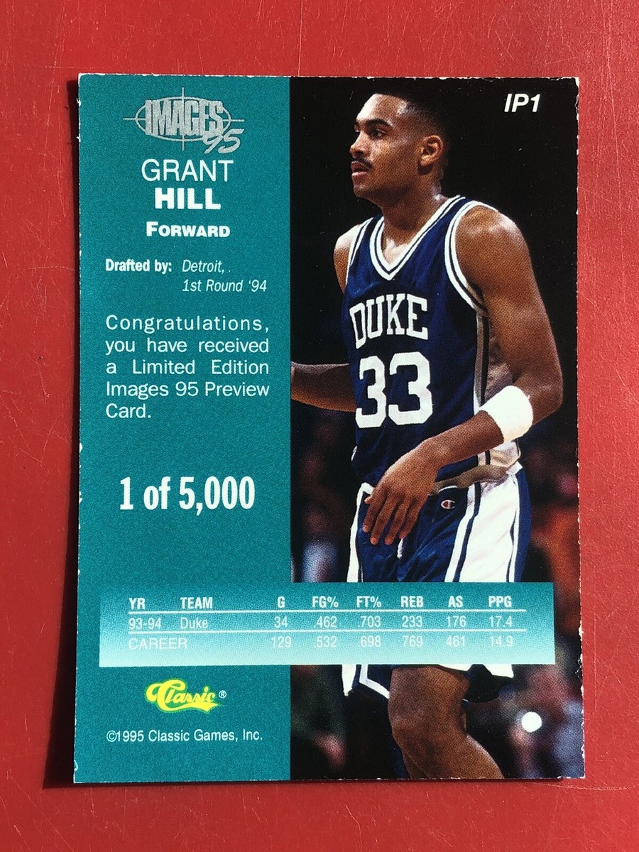 1995 Classic Images Four Sport Images 95 Preview /5000 Grant Hill