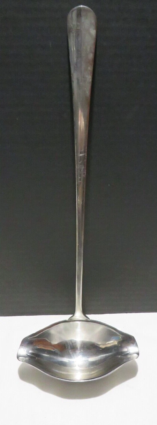 VTG ONEIDA SILVERSMITH 15.5" DOUBLE LADEL SILVER-XL-KOREA