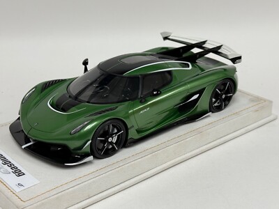Coche De Colección GT Spirit 1:18 Koenigsegg Jesko 2024 - Modelo En Resina, Color Verde, Ref. GT927