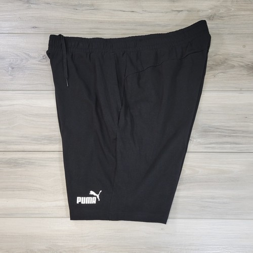 Puma Shorts Men's 2XL Black Essential Jersey New - Picture 5 of 10