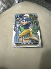 2022 Bowman University Chrome Base #41 Michael Mayer - Notre Dame