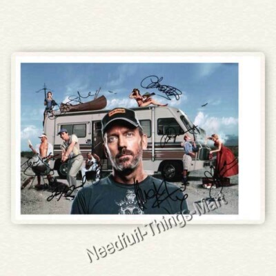 Dr. House -  Cast - Hugh Laurie, Omar Epps, Jesse Spencer  Autogrammfoto [AK1] 