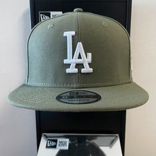 MLB - Los Angeles Dodgers 9FIFTY Adjustable Snap-Back New Era Cap - Olive Green