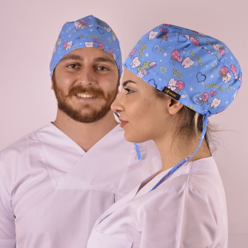 DENTAL THEME Scrub Caps Doctor 