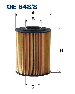 Filtron OE 648/8 ÖLfilter FüR Chevrolet Opel-image