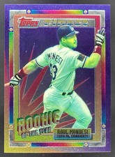 1994 Topps Baseball Traded Raul Mondesi Finest Inserts #4 Los Angeles Dodgers