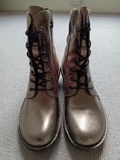 Fly London Women's Milu044fly Valley Dark Gold Ankle Boot Size UK 5 EU 38