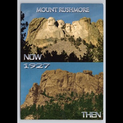 Vintage Mount Rushmore Postcard Black Hills South Dakota 2002 Unposted Historic