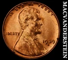 1939-S Lincoln Cent- Red- Choice Gem Brilliant Uncirculated++++ Luster #J7504