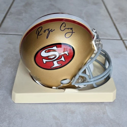 Roger Craig San Francisco 49ers Autographed Riddell Mini Helmet Tri-Star COA