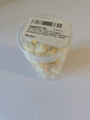 Gateron Milky Yellow Pro Switches Pre Lubed 5 Pin Linear Keyboard Switches 70...