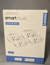 Lenovo Smart Plug 4 Pack - Works With Alexa - Brand New