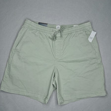 GAP Men's 7" Easy Short Stretch Elastic Waist Sage Green Size L NWT New