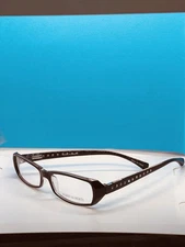 $19.99 Fabio Alberti 906 55-16-140 Burgundy Crystal Plastic Eyeglasses Frames