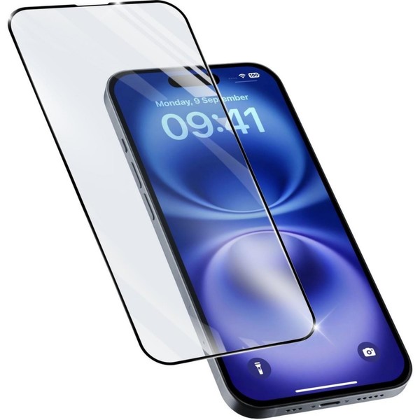 Cellularline TEMPGCAPIPH16K Impact Glass FüR Iphone 16 Transparent-image