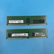 LOT OF 2 MIXED BRANDS 16GB PC4-21300 DDR4-2666V ECC RDIMM Server RAM Memory