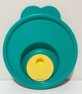 Tupperware Crystal Wave Soup Mug Lid Replacement - Aqua | VGC | Free Postage