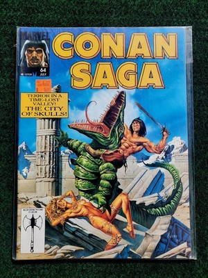 Marvel Conan Saga Magazine (1987 series) #64 July The City Of Skulls 