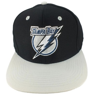 Tampa Bay Lightning Reebok Snapback Hat Black Gray NHL Hockey Cap