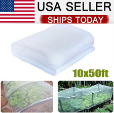 10*50ft Mosquito Garden Bug Insect Netting Barrier Bird Net Plant Protect Mesh