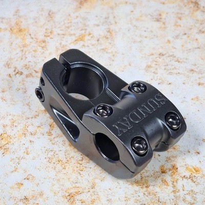 Sunday Freeze Top Load BMX Stem 48mm Black Polished or White | eBay