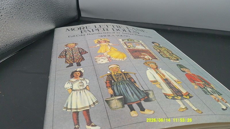 1981 More Lettie Lane Paper Doll Book Around The World Uncut Ladies Home Journal