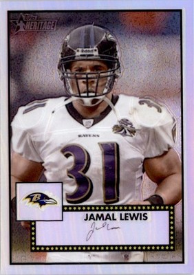 2006 Topps Heritage Chrome Refractors #THC10 Jamal Lewis /552 