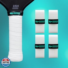 Bodhi Performance PROtack Premium Pickleball Overgrips White, 4-Pack 