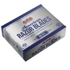 American Razor Blades - Super Sharp Double Edge Razor Blades, Pack 100 
