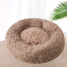 Pet Dog Cat Calming Bed Nest Warm Soft Plush Comfortable Self Deep Sleeping Mat